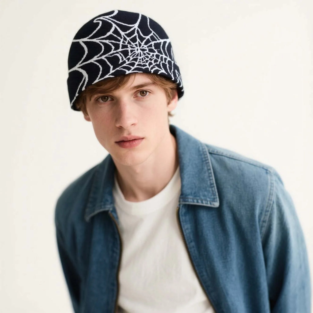 Bonnets Toile D'Araignée - Style Y2K