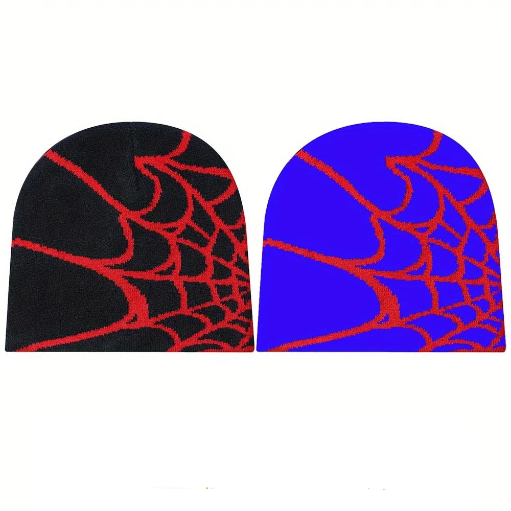 Lot de 2 Bonnets Toile D'Araignée - Style Y2K