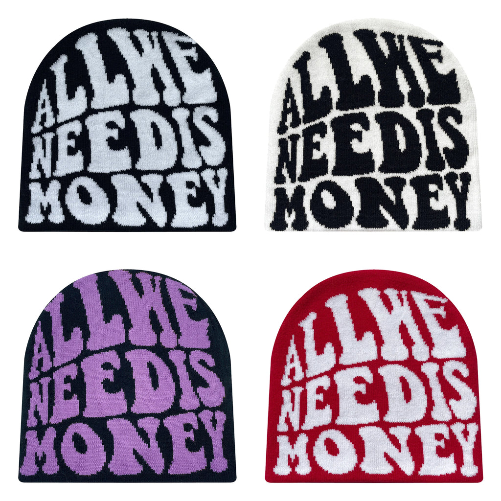 Bonnets All We Need is Money - Style Y2k